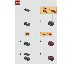 LEGO Kylo Ren's TIE Silencer 911954 Instruktioner