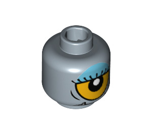 LEGO Lady Cyclops Minifigure Head (Recessed Solid Stud) (3626 / 19112)