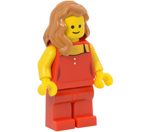 LEGO Lady in Red Minifigure