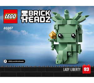 LEGO Lady Liberty Set 40367 Instructions