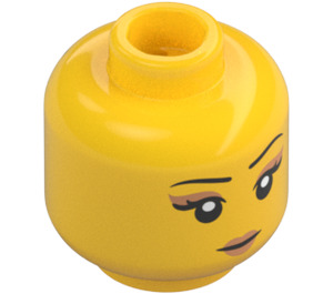 LEGO Lady Yu Minifigur Huvud (Säkerhetsknopp) (3274 / 105637)