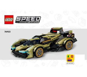 LEGO Lamborghini Lambo V12 Vision Gran Turismo 76923 Instructions