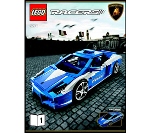 LEGO Lamborghini Polizia 8214 Instrucciones