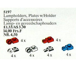 LEGO Lamp Holders, Tool Holder Plates Set 5197 | Brick Owl display picture 3