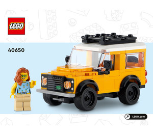 LEGO Land Rover Classic Defender Set 40650 Instructions