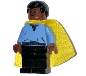 LEGO Lando Calrissian with Yellow and Bright Light Blue Cape Minifigure