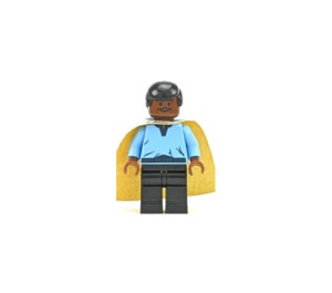 LEGO Lando Calrissian jossa Keltainen ja Keskivaalea sininen Viitta Minihahmo