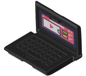 LEGO Laptop mit Video App Aufkleber (18659)