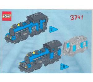 LEGO Large Locomotive Set 3741 Instructions