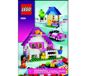 LEGO Large Pink Brick Box Set 5560 Instructions