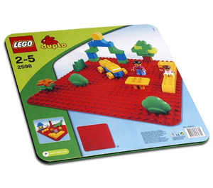 LEGO Large Red Building Plate Set 2598