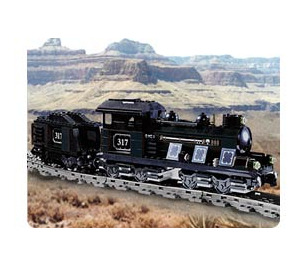 LEGO Large Train Engine and Tender with Black Bricks Set