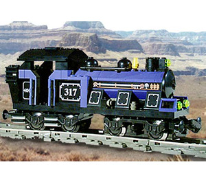 LEGO Large Train Engine with Blue Bricks