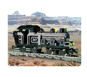 LEGO Large Train Engine with Gray Bricks Set