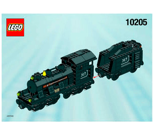 LEGO Large Train Engine with Tender, Black  Set 10205 Instructions