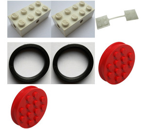 LEGO Grand roues avec Accessoires Parts Pack 901-2