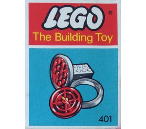 LEGO Groot Wielen met Axles (The Building Toy) 401-2