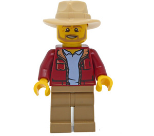 LEGO Larry Jones Adventurer Minifigur