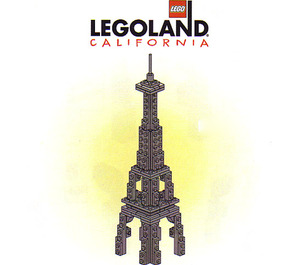 LEGO Las Vegas Skyline Eiffel Tower  Set LLCA25 Instructions