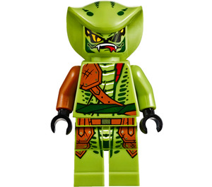 LEGO Lasha met Donkeroranje Minifiguur