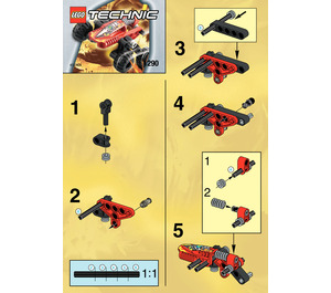 LEGO Lava Buggy 1290 Instructions