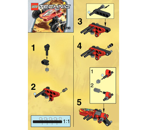 LEGO Lava Buggy 1290 Інструкції