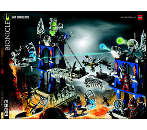 LEGO Lava Chamber Gate Set 8893 Instructions