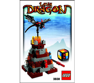 LEGO Lava Dragon  Set 3838 Instructions