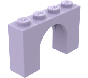 LEGO Lavendel Boog 1 x 4 x 2 (6182)