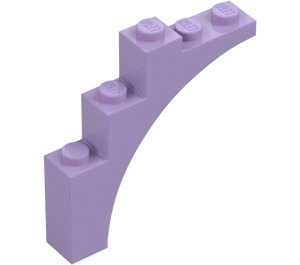 LEGO Lavender Arch 1 x 5 x 4 Regular Bow, Unreinforced Underside (2339 / 14395)