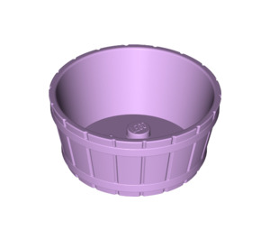 LEGO Lavender Barrel 4.5 x 4.5 with Axle Hole (64951)