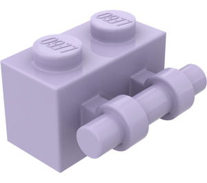 LEGO Lavender Brick 1 x 2 with Handle (30236)