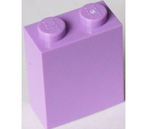 LEGO Lavendel Klods 1 x 2 x 2 med inde i akselholderen (3245)