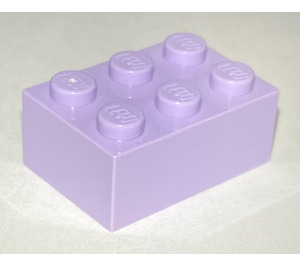 LEGO Lavendel Steen 2 x 3 (3002)