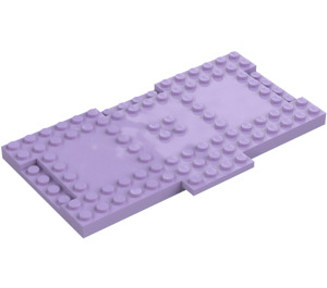 LEGO Lavendel Steen 8 x 16 met 1 x 4 Sections voor Inter-Vergrendelings (18922)