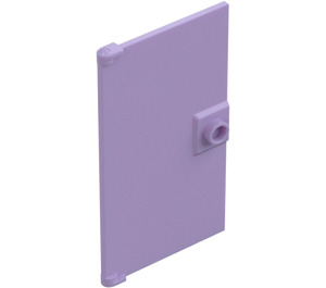 LEGO Lavendel Dörr 1 x 4 x 6 med Knopp Handtag (35291 / 60616)