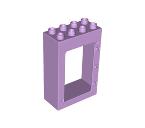 LEGO Lavender Duplo Door Frame 2 x 4 x 5 (92094)