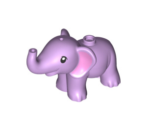 LEGO Lavendel Elephant mit Rosa Ohren (67410 / 68038)