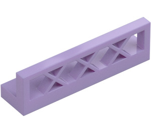 LEGO Lavendel Gjerde 1 x 4 x 1 Lattice (3633)