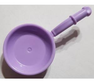 LEGO Lavender Frying Pan with Curved Handle