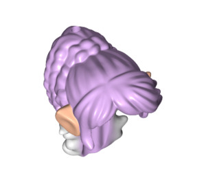LEGO Lavender Hair with Ponytail and Ears (20020)