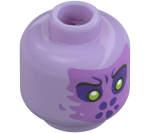 LEGO Lavender Myconid Minifigure Head (Safety Stud) (3274 / 107329)