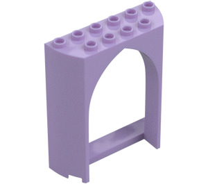 LEGO Lavanda Pannello 2 x 6 x 6.5 con Arco (35565)