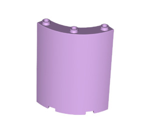 LEGO Lavender Panel 4 x 4 x 6 Curved (30562 / 35276)