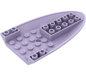 LEGO Lavender Plane Bottom 6 x 10 x 1 (87611)