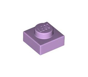 LEGO Lavendel Plaat 1 x 1 (3024 / 30008)