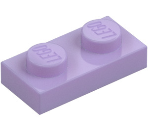 LEGO Lavendel Platte 1 x 2 (3023 / 28653)