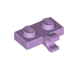 LEGO Lavender Plate 1 x 2 with Horizontal Clip (11476 / 65458)