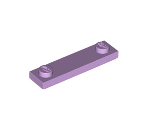 LEGO Lavendel Plaat 1 x 4 met Twee Studs met groef (41740)