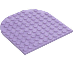 LEGO Lavender Plate 10 x 10 Half Circle (80031)